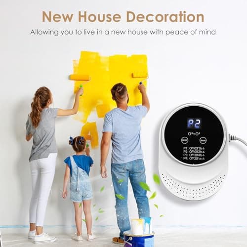 Cat Litter Deodorizer Air Purifier for 99% Dog Poop Strong Odor Plug in Air Ionizers for Home Toilet Kitchen Pets House Car Portable Air Purifier for Bedroom (1) 5