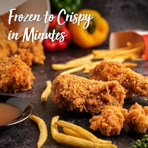 DEIME Air Fryer, Small Digital 3 Qt Airfryer Space Saving Compact, Bake, Reheat, Roasts for Quick Easy Meals, Mini Compact & Quiet, Nonstick & Dishwasher Safe Basket (Black+TR) 5