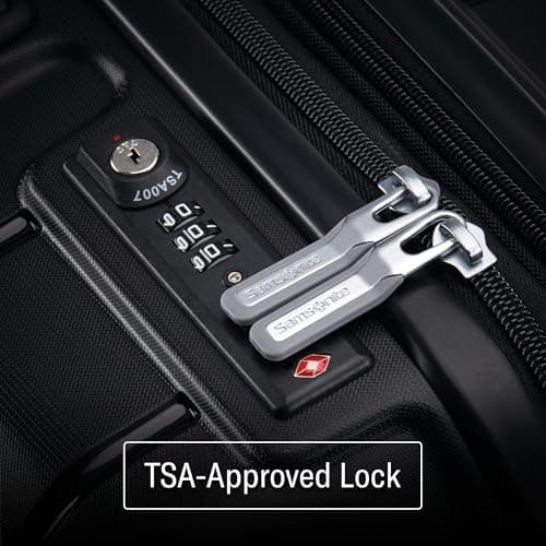 Samsonite Freeform Hardside Carry-On Luggage with Spinner Wheels - Hardshell Suitcase - TSA, Airline-Approved - Expandable Hard Shell, Smooth Rolling Wheels for Lightweight Travel - White 7