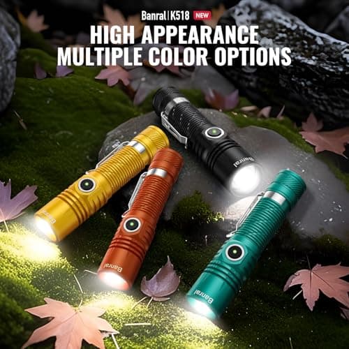 Banral Rechargeable Tactical Flashlights, High Lumens Small Mini USB-C LED Flashlight, Compact EDC Flash Light, 4 Modes&Memory Function, Waterproof Pocket Lights for Home,Camping,Emergency,Car,Hiking 9