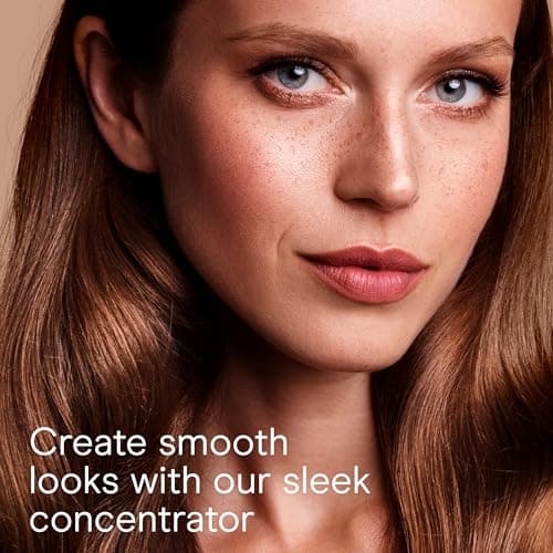 Conair Worldwide Folding Handle Hair Dryer with Concentrator & Diffuser, 1875W Travel Blow Dryer with Smart Voltage Technology, Ionic Conditioning Fights Frizz, 3 Heat & 2 Speed Settings, Purple 6