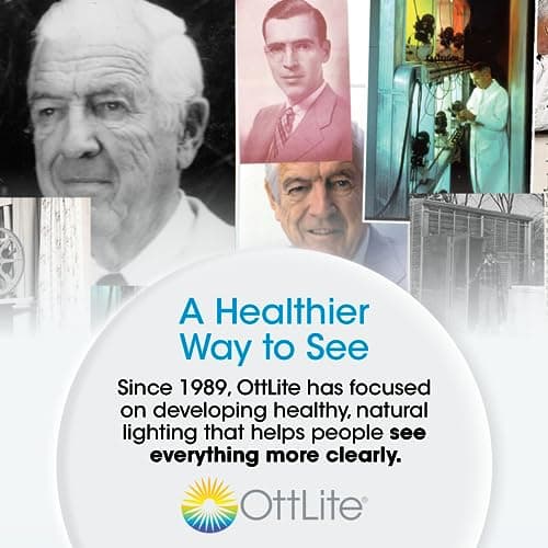 OttLite LED Desk Lamp Space Organizer with Flexible Neck Height - 4 Brightness Settings with Touch Activated Controls, Energy-Efficient Natural Daylight LEDs for Home Office, Desk, & Dorms 7