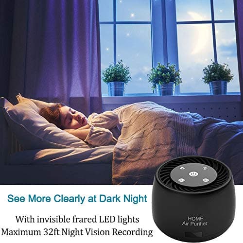 Wireless-WiFi-Security-Mini-Camera, Real 1080P Full HD with Night Vision and Motion Detection Recording, 2-IN-1 Real-time Monitoring for Home/Office, Work with IOS&Android APP(Support 2.4G and 5G) 5