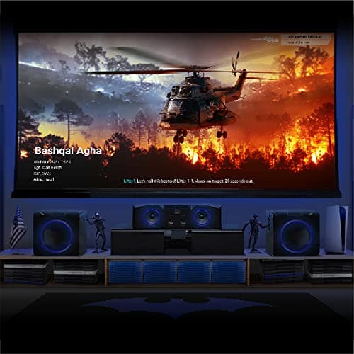 BenQ TK700 | 4K Gaming Projector w/ HDMI 2.0 | 16ms lag time @ 4K w/ Enhanced Black Details | 3200 Lumens | Dolby Atmos 5W Chamber Speaker | Auto Keystone correction 3D | PS5 Xbox Series X 6