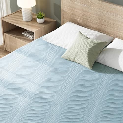 UniPon Firm Mattress Topper 3 inch King Memory Foam Mattress Topper Gel Infused with High-Density Foam for Body Support & Pressure Relief, Dual-Side Firmness, Ventilated Design, CertiPUR-US Certified 8