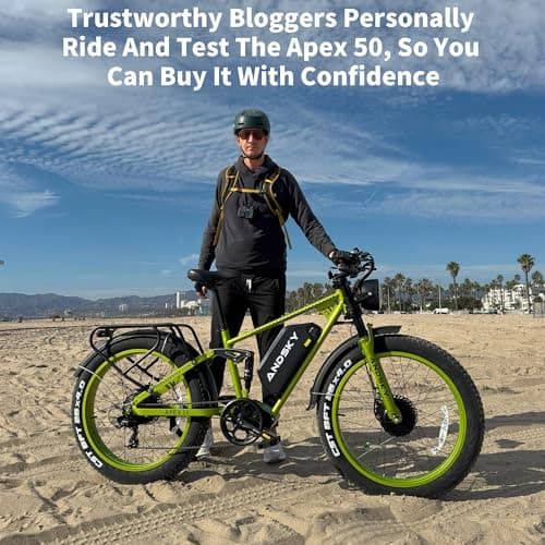 ANDSKY Apex 50 Electric Bike 12 31 (48V Standard, Green) 7