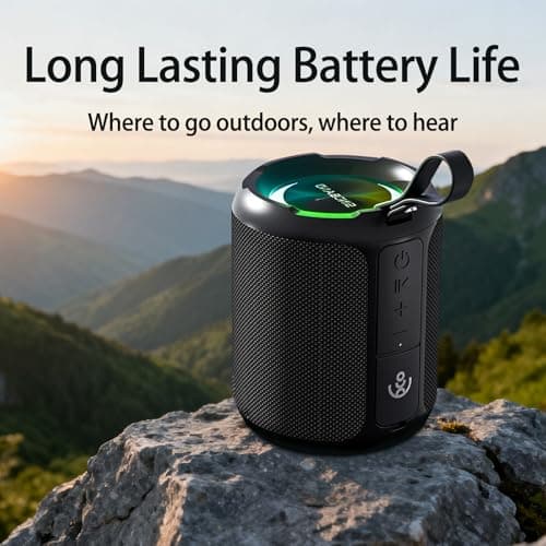 xdobo SINOBAND 3 Kingdoms Portable Bluetooth Speaker Small Bluetooth Speakers Waterproof 20 Hour Playtime Computer Speakers Wireless with RGB Lights for Party/Beach/Home/Outdoor/Birthday Gift 7