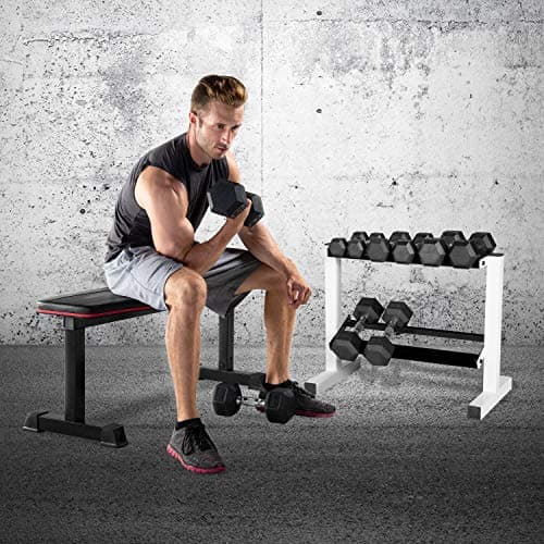 CAP Barbell White 24" Dumbbell Storage Rack 7