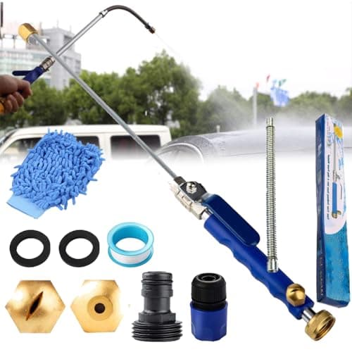 Pressure Washer,Nozzle Water Sprayer Wash,Portable 2-In-1 High Pressure Power Washer for Patio Car Pet Washing (Blue)
