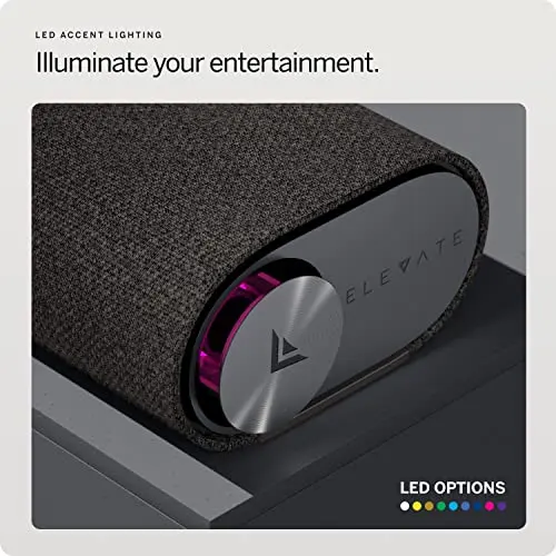 VIZIO 5.1.2 Elevate Sound Bar with Dolby Atmos, 13 Speakers, Wireless Subwoofer, Alexa - 2023 Model, Black 7