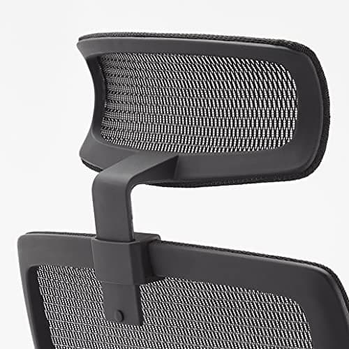 Amazon Basics Ergonomic High-Back Office Chair, Breathable Mesh, 360° Swivel, Easy to Assemble, Comfortable Flip-Up Armrests, 25.5"D x 26.25"W x 49.25"H, Black 6