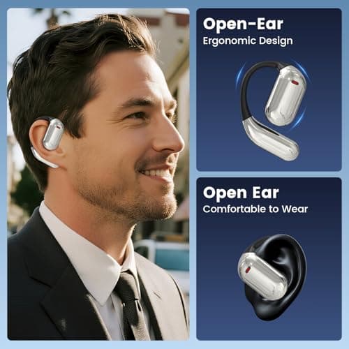 Mosyxe AI Translation Earbuds Real Time 144 Language Translator Earbuds for iPhone and Android Translation Headphones Translating Device for Travel Business Learning with Charging Case 6