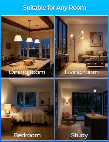 ILC RGB LED Color Changing Light Bulb, 40W Equivalent, 450LM, 2700K Warm White 5W E26 Screw Base RGBW, Flood Light Bulb- 12 Color Choices - Timing Infrared Remote Control (4 Pack) 9