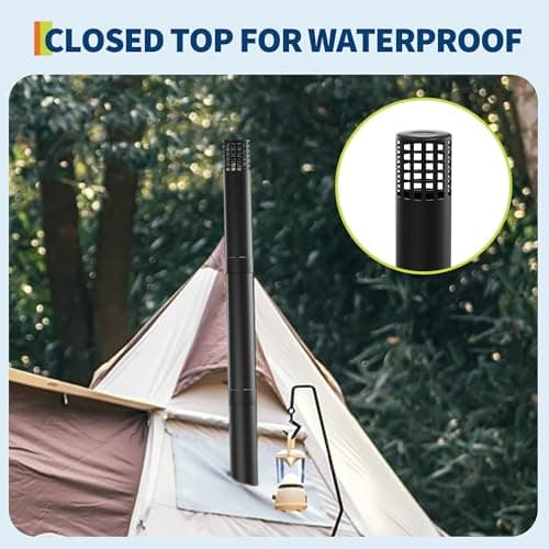 Wood Burning Fireplace with Chimney Pipe, Wooden Stoves for Home Heating, Outdoor Portable Wood-Burning Camp Stove, Alloy Steel Camping TentStove 5