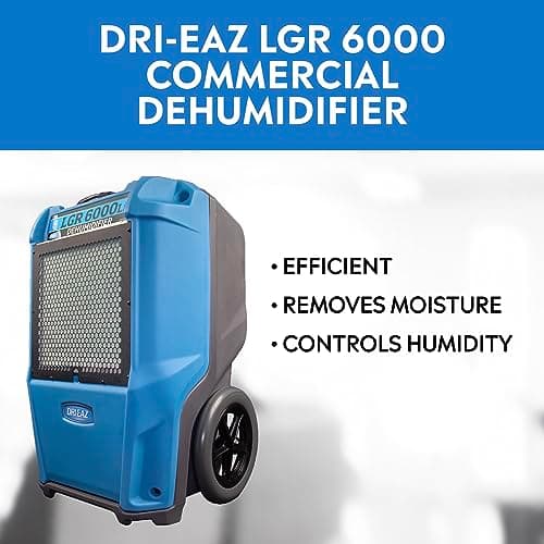 Dri-Eaz LGR 6000Li Commercial Dehumidifier with Pump, Portable Industrial Dehumidifier (F600) 5