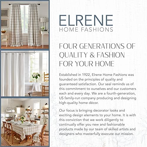 Elrene Home Fashions Holiday Tree Trimmings Fabric Napkins, Set of 4, 17 Inches x 17 Inches 6