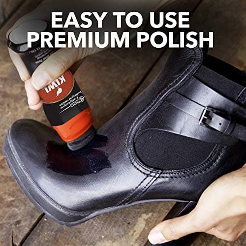 Kiwi Instant Shine & Protect Liquid Shoe Polish, Black, 1 Bottle with Sponge Applicator, 2.5 oz, Pack of 3 6