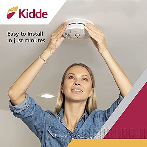 Kidde Smoke Detector, 10-Year Battery, LED Indicators, Replacement Alert, Test-Reset Button 7