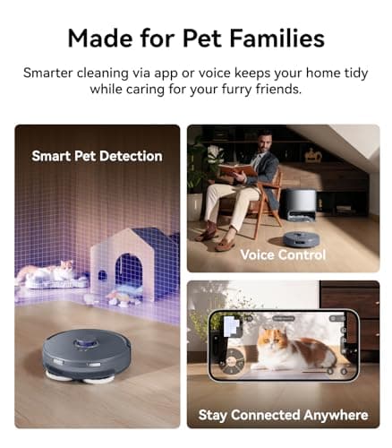 NARWAL Freo Z10 Ultra Robot Vacuum and Mop Combo, Dual RGB Cameras and Chips, AI Avoidance, 8N Corner to Edge Deep Cleaning, Dry-Wet Separation, 18000Pa, Hot Water Wash & Self-Emptying, Gray 10