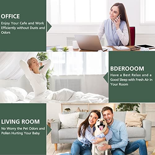 LV-PUR131 Replacement Filters Compatible with LEVOIT Air Purifier Models LV-PUR131s and LV-PUR13, LV-PUR131-RF, 2 Pack HEPA and Activated Carbon Filters 6