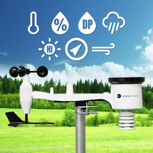 Ambient Weather WS-1965 WiFi Weather Station w/Remote Monitoring and Ambient Weather Network Access 3