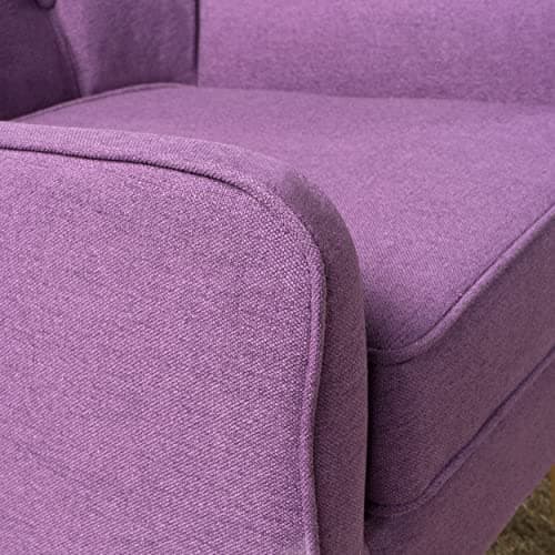 Christopher Knight Home Felicity Mid-Century Fabric Arm Chair, Purple 13