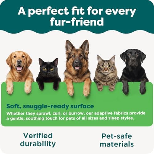 Furhaven Water-Resistant Orthopedic Dog Bed for Large/Medium Dogs w/ Removable Washable Cover, For Dogs Up to 55 lbs - Indoor/Outdoor Logo Print Oxford Polycanvas Mattress - Forest, Large 8