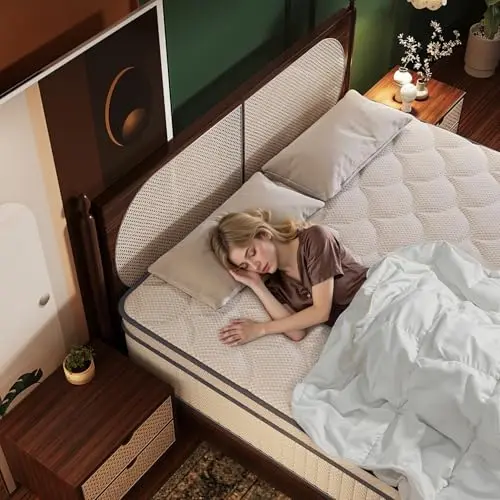 Gsleepee Queen Mattress, 10 Inch Queen Size Mattresses in a Box, Gel Memory Foam Hybrid Mattress for Motion Isolation, Soft and Comfortable, Pressure Relief, Medium Firm Support 7