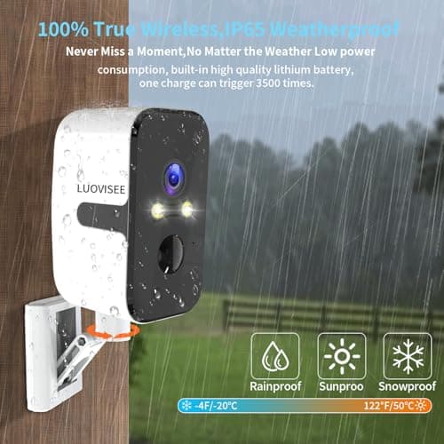 Security Cameras Wireless Outdoor, 2.4G/5G WIFI Magnetic Battery Powered Indoor Cameras for Home Security with Motion Detection,Spotlight Color Night Vision,PIR Siren,SD/Cloud Storage,Work With Alexa. 9
