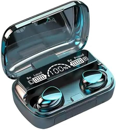 XYGCACO TWS Wireless Earbuds/Headphone Bluetooth 5.1 TWS Earphones Full Touch Control Built-in Microphone Immersive Sound Fast Stable/Auto Connection Headset, Black