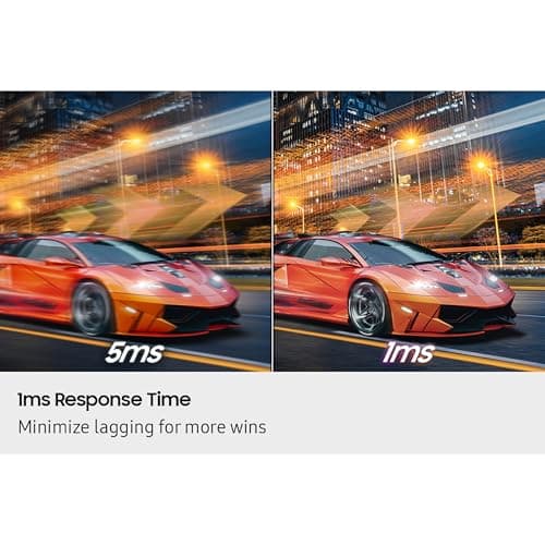 Samsung 27” Odyssey G7 G70F FHD Resolution Gaming Monitor, Fast IPS Dual Mode, 4K 180Hz Refresh Rate, NVIDIA G-Sync Compatible, AMD FreeSync™ Premium, Ergonomic Stand, LS27FG706ENXZA 7