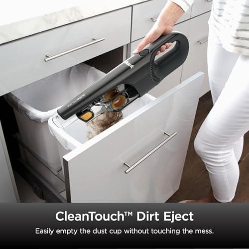 Shark UltraCyclone Pet Pro Plus Cordless Hand Vacuum, Powerful Suction, Handheld Vacuum for Car & Home, Pet Power Brush, Crevice Tool, Scrubbing Brush, XL Dust Cup, Black, CH951 9