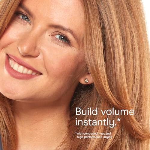 Conair Compact Hair Dryer with Folding Handle, 1875W Travel Blow Dryer with Diffuser and Concentrator Attachments, 2 Heat & 2 Speed Settings, Dual Voltage, Grey 6