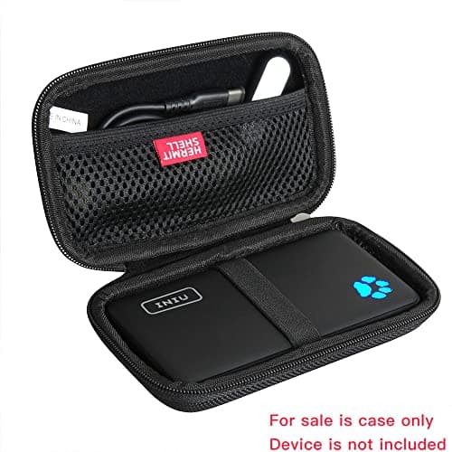 Hermitshell Hard Travel Case for INIU Portable Charger 10000mAh Power Bank [2022 Version] (Black) 2