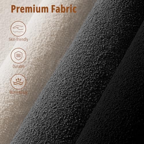 Vamcheer Modular Sectional Sofa with Chaise, Modern L Shaped Cloud Couch with Deep Seat, Sectional Couches for Living Room, Apartment, Office, No Assembly Required, Beige 6