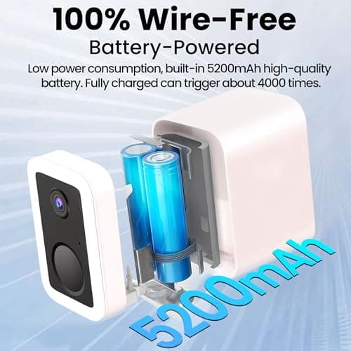 2K Security Cameras Wireless Outdoor, Free Cloud Storage, Integrated Spotlight & Siren, AI Motion Detection, 2-Way Audio, 1-6 Months Battery Life, Cameras for Home Security Support 5GHz WiFi, IP66 6