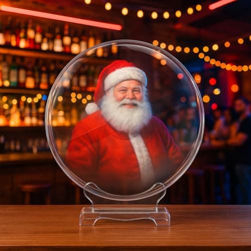 Missyou 3D HologramFan,7.9" 3D Hologramfan Projector Holographic Christmas Tree Advertising Display with Cover, Video Library and Remote and Speaker for Business Store Signs,Bar,Casino,Party