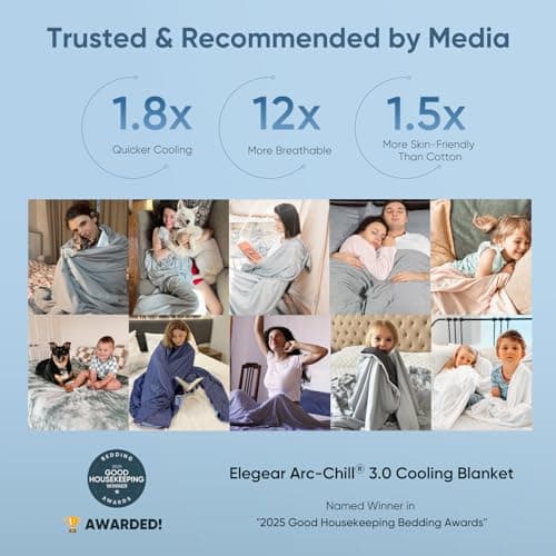 Elegear Revolutionary Cooling Comforter Queen Absorb Body Heat to Keep Cool, Cooling Blanket for Hot Sleepers Japanese Arc-Chill 3.0 Cool Tech Fabric Summer Comforter Hypo-Allergenic Cool Quilt - Gray 5
