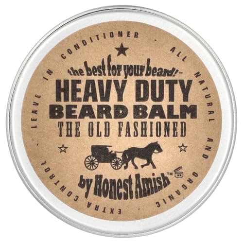Honest Amish - Heavy Duty Beard Balm - 2 Ounce - Beard Conditioner