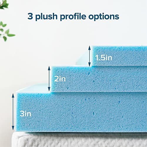 Sleep Master 2" Gel Memory Foam Topper - Queen 9