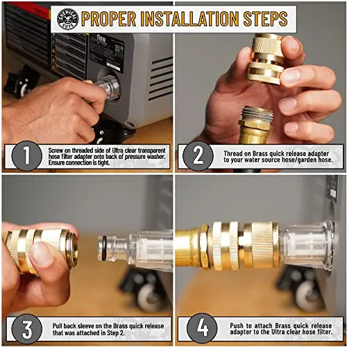 Chemical Guys ProFlow PM2000 Electric Pressure Washer – 14.5 Amp Motor, 2030 Max PSI, 1.77 GPM with 5 Quick Connect Tips, Compact Portable Pressure Washer for Cars, Patios, Driveways and Home Cleaning 5