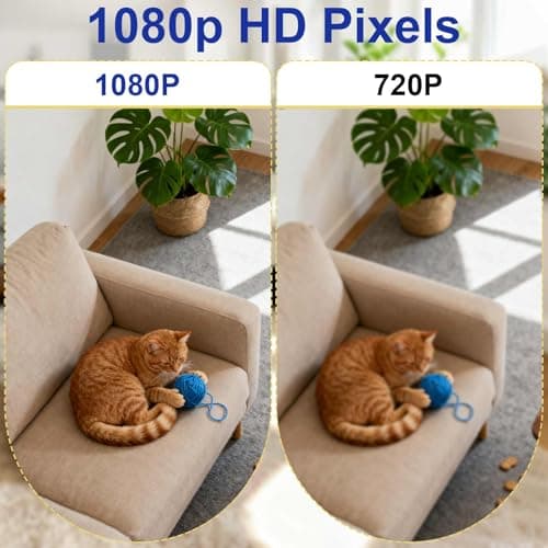 Tauboly Smoke Detector Camera 1080P HD, WiFi Hidden Camera with APP Control, Indoor Security Cam with Motion Detection & Night Vision, Surveillance Cam for Home 5