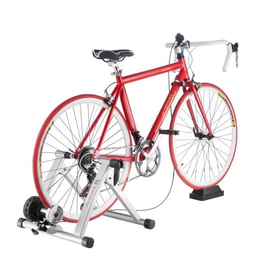 Indoor Bike Trainer – Convert Mountain, Road, or Beach Bicycle into a Stationary Exercise Bicycle for Indoor Riding All Year Round by Bike Lane (Silver) 6