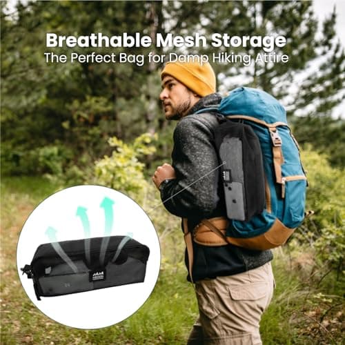 MISSION MOUNTAIN UltraPort Portable Camping Chair, Lightweight Foldable Chair, Ultralight Backpacking Chair for Outdoor Camp, Hiking, Travel, Beach, and Picnic - Compact Design (Black) 7