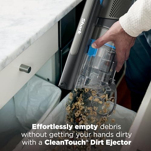 Shark PowerPro Reveal Plus Cordless Vacuum, FloorDetect & Dirt-Reveal Technology, HEPA Filter, Carpet & Hard Floor, Rechargeable, Charcoal, IZ376H 9