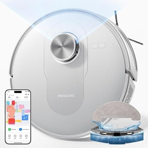 Proscenic Q8 Robot Vacuum and Mop White