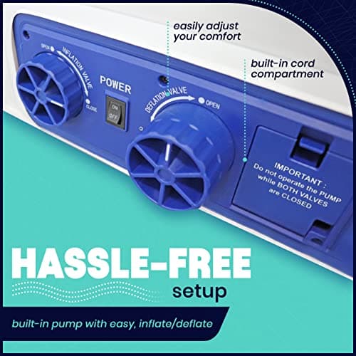 EnerPlex King Air Mattress with Built-in Pump - 16 Inch Double Height Inflatable Mattress for Camping, Home & Portable Travel - Durable Blow Up Bed with Dual Pump - Easy to Inflate/Quick Set Up﻿ 5