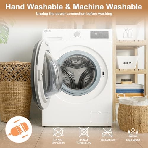 LUZARTA Electric Blanket Twin Size 62"X84" Yellow - Soft Thick Warm Sherpa Heated Blanket for Winter with 5 Fast Heating Levels & 10hrs Auto Off for Women, Washable & ETL Certified for Office, Bed 8