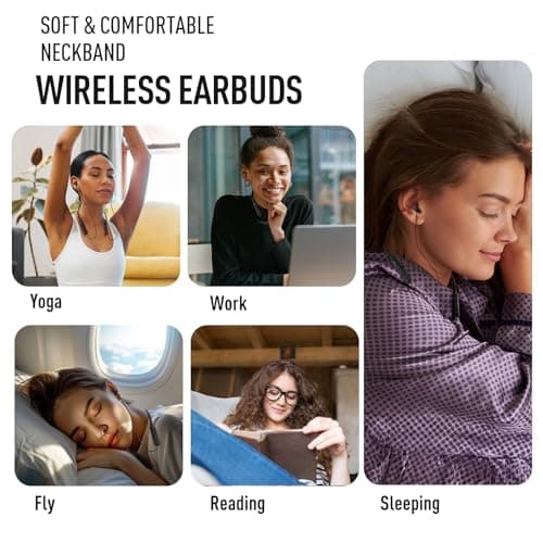 Hearprotek Wireless Headphones, Bluetooth 5.4 Sleep Soft and Lightweight in-Ear Earbuds for Sleeping, 25+Hour Playtime, Ideal for Side Sleepers, Relaxing, Meditating 7