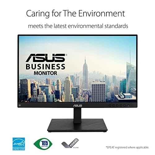 ASUS 24" 1080P Multi-Touch Monitor (BE24ECSBT) - Full HD, IPS, 10-Point Touch, IPS, Eye Care, USB-C with Power Delivery, HDMI, DisplayPort Daisy Chain, Height Adjustable, VESA Wall Mountable 5